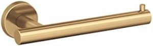 Baderomsutstyr |  Bh26540Cz | Champagne Bronze Enkelt Post Toalettpapirholder | 7-1/4 Tommer (184 Mm) Lengde Toalettpapirholder | Arrondi | Badetissueholder | Baderomsutstyr | Badeaccessoirer Baderomsutstyr Baderomsutstyr