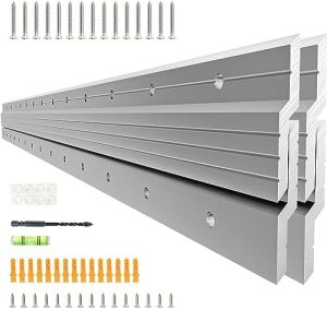 Bildeopphengingsutstyr |  Fransk Klemmekrok Tungvekt 3 Tommer Aluminium Z Bar Klips For Opphenging Av Speil, Bilder, Tavler, Hyller Og Mer – Sammenkoblede Veggspeil Monteringstilbehør 2 Lbs Bildekrok Bildeopphengingsutstyr Bildeopphengingsutstyr