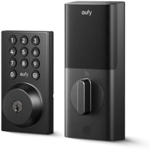 Dørbeslag og låser |  Eufy Smart Lock C30, Nøkkelfri Dørlås, Innebygd Wifi Dødbolt, Smart Lås For Frontdør, Ingen Bro Kreves, Enkel Installasjon, App Fjernkontroll, Automatisk Lås, 4 AA Batterier (Ikke Inkludert) Dørbeslag og låser Dørbeslag og låser