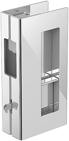 Dørbeslag og låser |  Privatliv Pocket Dør Lås Med Trekksnor, Tre Skyvedør Håndtak For 1-3/8″ Tykkelse Dør, Erstatt Gammel Eller Skadet Pocket Dør Utstyr (Polert Krom) Dørbeslag og låser Dørbeslag og låser