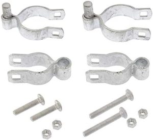 Gateutstyr |  Kjedehegn Portgangbeslag Kit | To 1 3/8″ Hunner og To 2 3/8″ Hanner med Bolter og Muttere Gateutstyr Gateutstyr