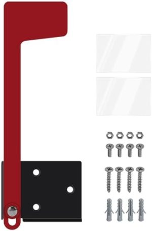 Postkasser og tilbehør |  Postkasseflagg Erstatningssett, Galvanisert Stålflagg For Postkasse, Tilbehør Til Postkasser, To-veis Installationsmetoder For Tre, Vegg, Metall, Stein, Postkasse Maskinvare Postkasser og tilbehør