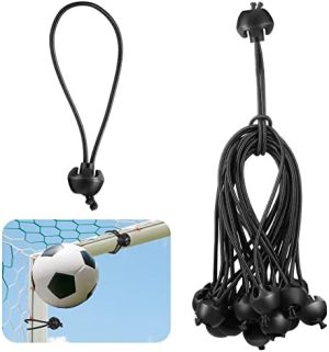 Presenninger og festemidler |  2 stk fotball bungee-kabler med baller 5,9 tommer bungee-stropper tarp bungee med baller sportserstatning fotball rebounder mål bungee markise støtdempere for fotballtrening fotballmål campingtelt Maskinvare Presenninger og festemidler