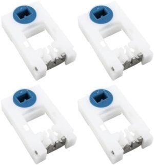 Vindu Hardware |  Wantane H 3785 Diagonal Vindu Spiralbalanse Pivot Spiralbalanse Pivot Lås Sko Tilt Vindu Lifter Tilbehør (Hvit) 4Pcs Maskinvare Vindu Hardware