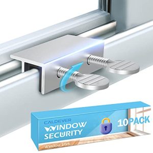 Vindu Hardware |  Skyvevindu Låser Sikkerhet Opp Og Ned Vindu – 10 Sett Glassvindu Lås For Barnevennlig Hjemmesikkerhet Vertikal Vindu Stopper, Justerbar Aluminium Dobbel Lås Barnebeskyttelse For Terrasse AC Reise RV (10) Maskinvare Vindu Hardware